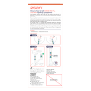 2San Covid-19, Influenza A/B & RSV Pen Test - 5 Pack