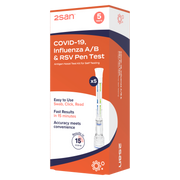 2San Covid-19, Influenza A/B & RSV Pen Test - 5 Pack
