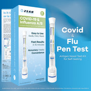 2San Covid-19 & Influenza A/B Pen Test - 5 Pack