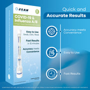 2San Covid-19 & Influenza A/B Pen Test - 5 Pack