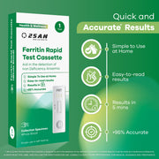 2San Ferritin (Iron) Rapid Test - 1 Pack