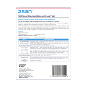 2San 10 Panel Drug Test Dipcard - 5 Pack