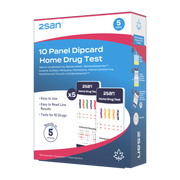 2San 10 Panel Drug Test Dipcard - 5 Pack