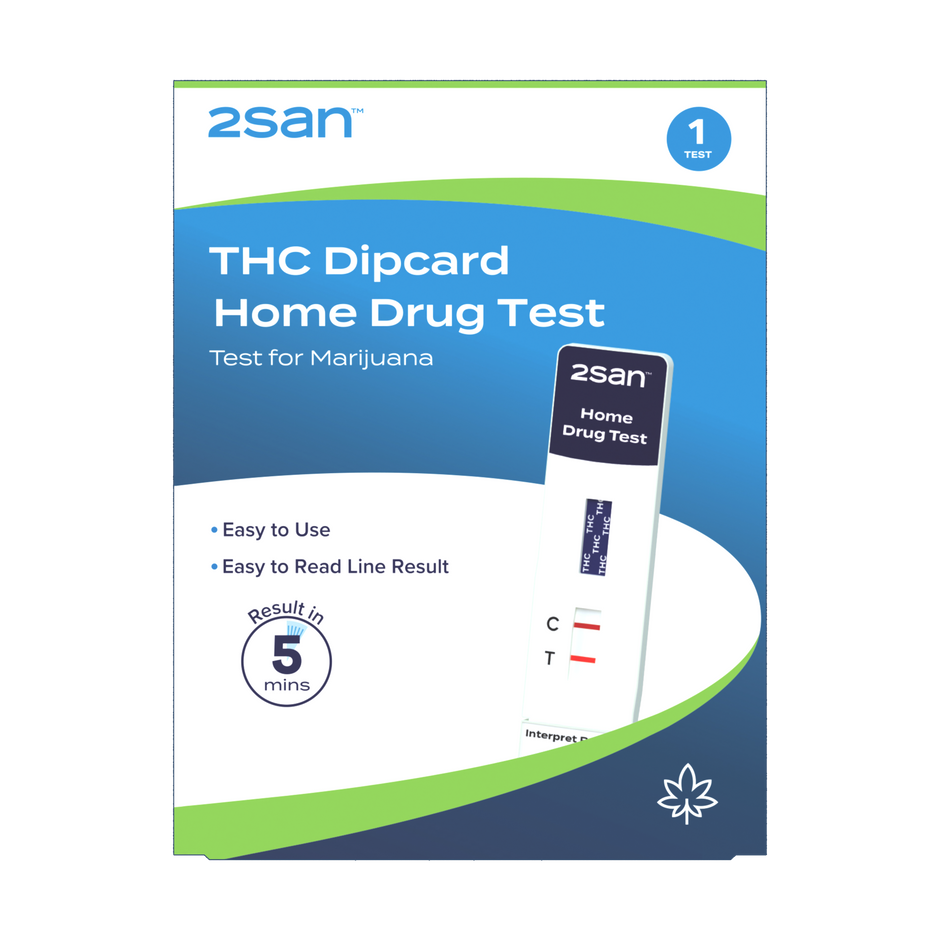 2San THC Drug Test Dipcard - 1 Pack