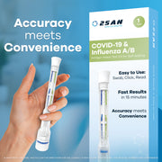 2San Covid-19 & Influenza A/B Pen Test - 1 Pack