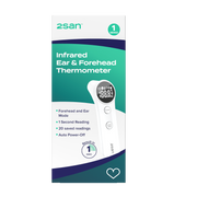2San Infrared Ear and Forehead Thermometer