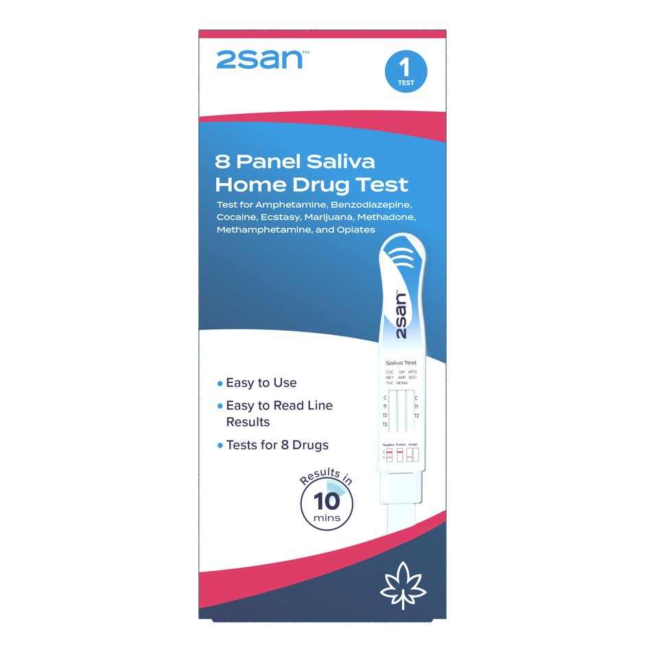 2San 8 Panel Saliva Drug Test - 1 Pack