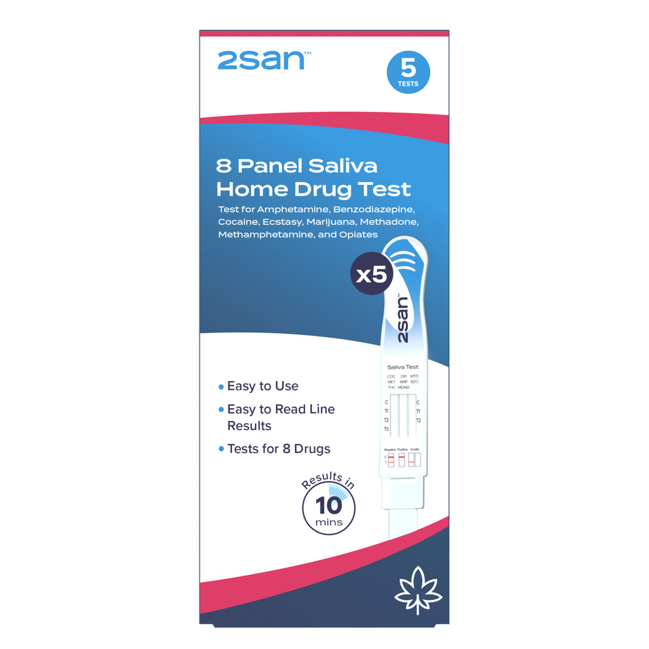 2San 8 Panel Saliva Drug Test - 5 Pack