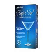 2San Safe Sip+™ Drink Test Sticker - 4 Pack