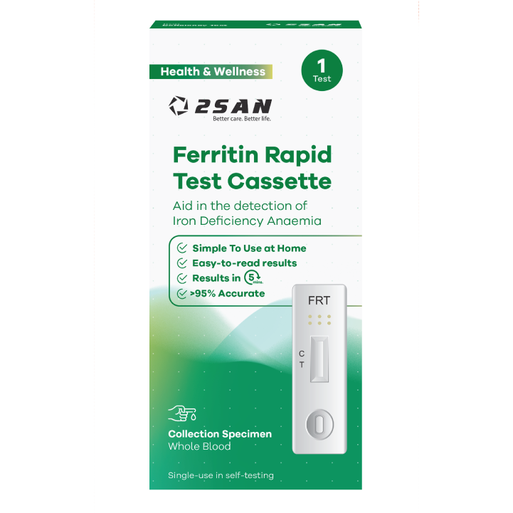 2San Ferritin (Iron) Rapid Test - 1 Pack